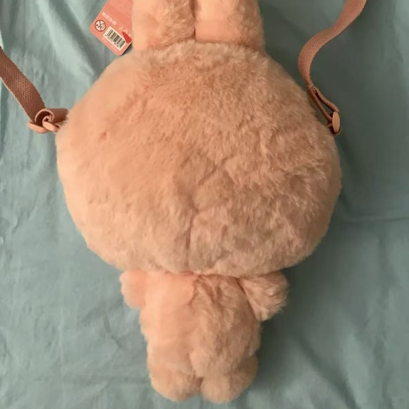 Labubu pink mokoko plush crossbody bag - Picture 5 of 5